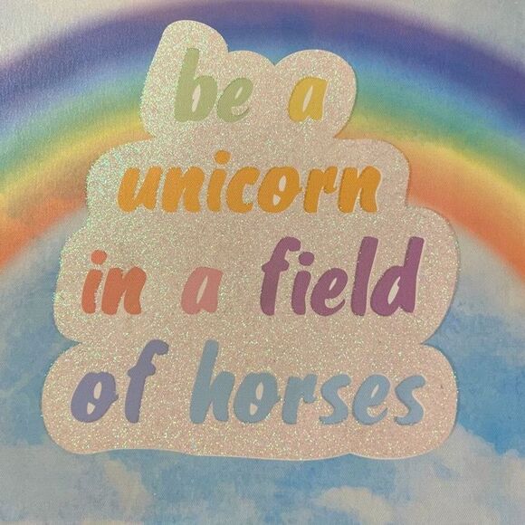 "BE A UNICORN" Canvas Wall Art - Picture 1 of 2